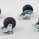 Rodizio Borracha Giratório, 50mm, 35Kg refª 48778 SAURIUM Rodizio Borracha Giratório, 50mm, 35Kg refª 48778 SAURIUM