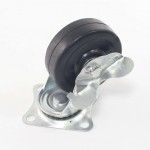 Rodizios Borracha Giratórios 4PÇ 75mm, 50Kg refª 48779 SAURIUM Rodizios Borracha Giratórios 4PÇ 75mm, 50Kg refª 48779 SAURIUM