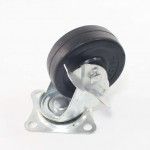 Rodizios Borracha Giratórios 4PÇ 75mm, 50Kg refª 48779 SAURIUM Rodizios Borracha Giratórios 4PÇ 75mm, 50Kg refª 48779 SAURIUM