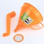 Funl Plstico, Curvo, 160mm  ref 48776 SAURIUM