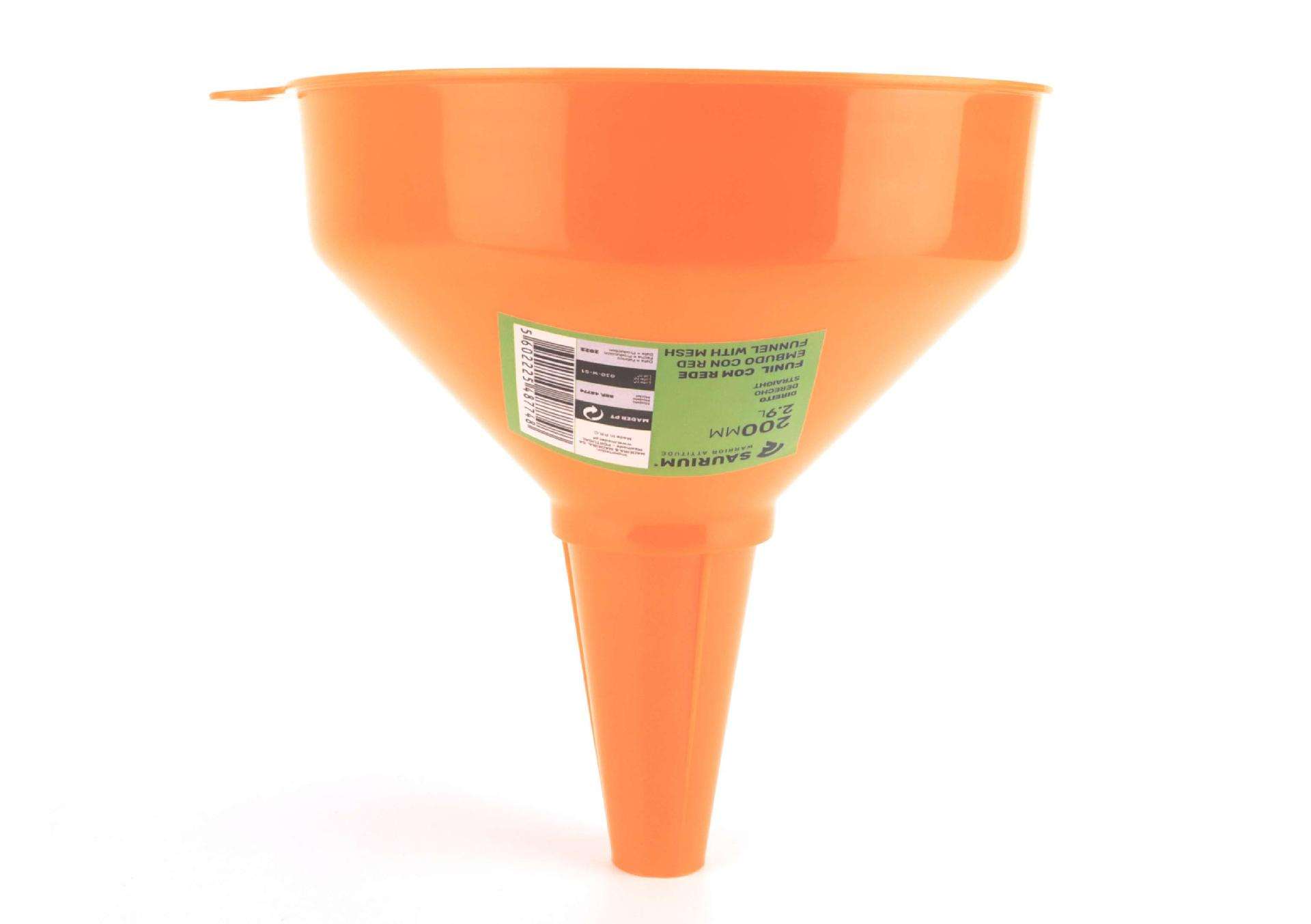 Funil Plástico, 200mm refª 48774 SAURIUM