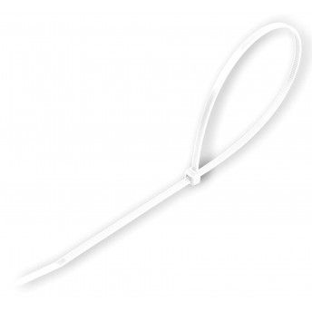 Abraadeira Plstico, Branca, 2,5 x 100mm  ref 48750 SAURIUM