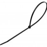 Abraadeira Preta Plstica, 9x600mm, 100Un  ref 48742 SAURIUM