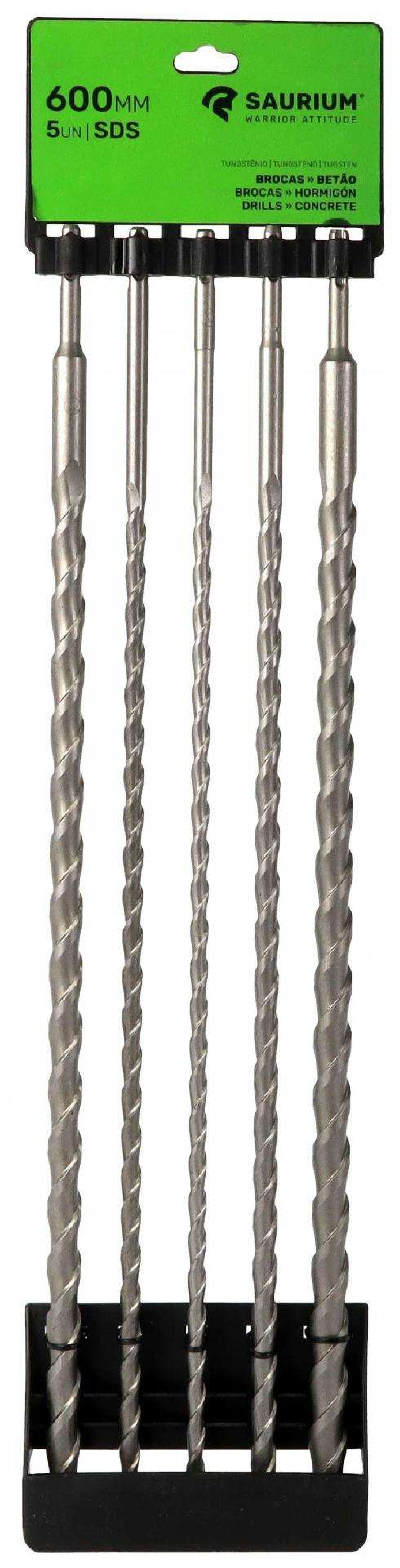Brocas para Betão, SDS, 600mm refª 48722 SAURIUM