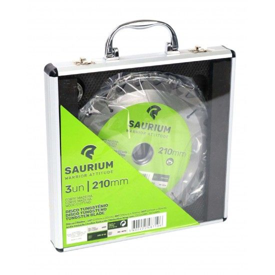 Disco Tungst�nio, 210mm, 3Un  ref� 48710 SAURIUM