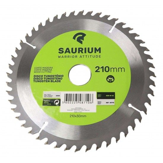 Disco Tungst�nio, 210mm, 3Un  ref� 48710 SAURIUM