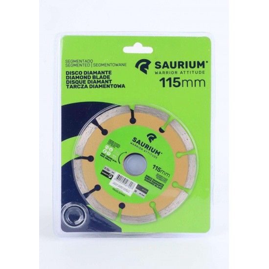 Disco Diamante, Segmentado, 115mm  ref 48700 SAURIUM
