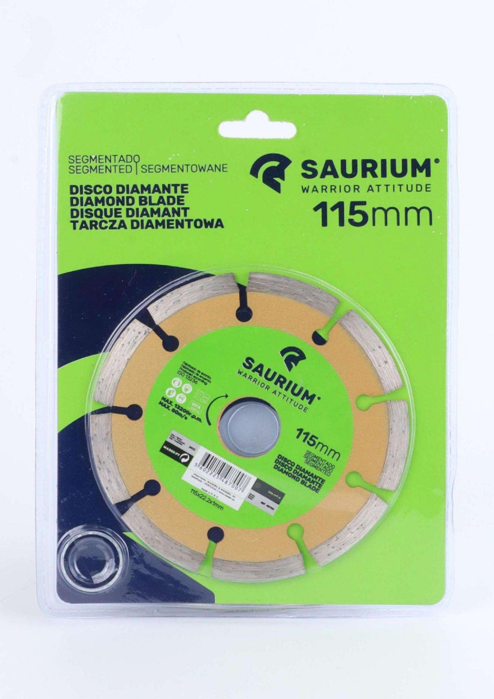Disco Diamante, Segmentado, 115mm refª 48700 SAURIUM