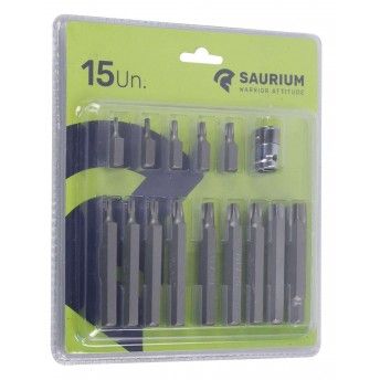 Bits Torx, 15Un  ref 48685 SAURIUM