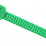 Abraadeira Verde Plstica, 9x500mm, 100Un  ref 48690 SAURIUM