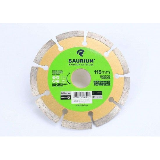 Disco Diamante, Segmentado, 115mm  ref 48700 SAURIUM
