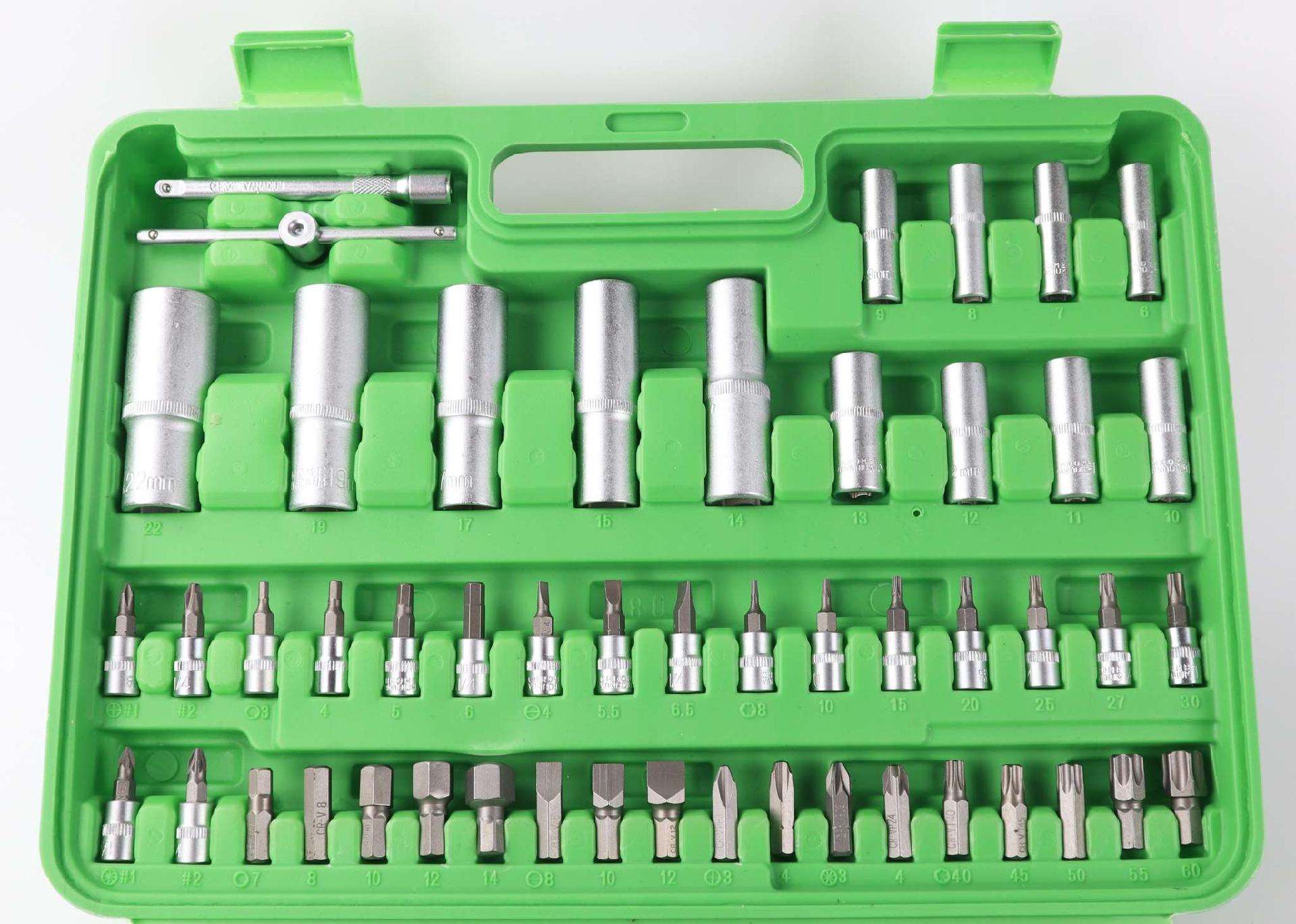 MALA FERRAMENTAS ½ -¼ CRV 108PÇ REF 48665 SAURIUM