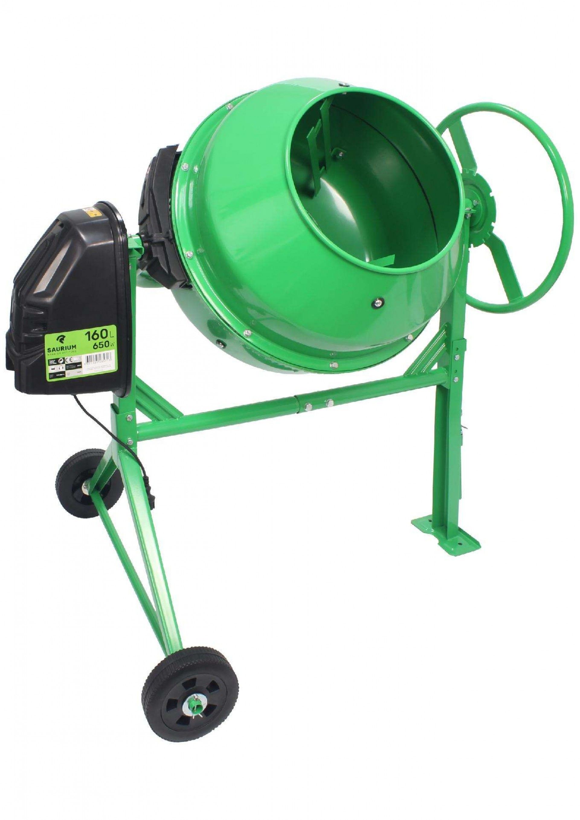 Betoneira 650W 160 L refª 48571 SAURIUM