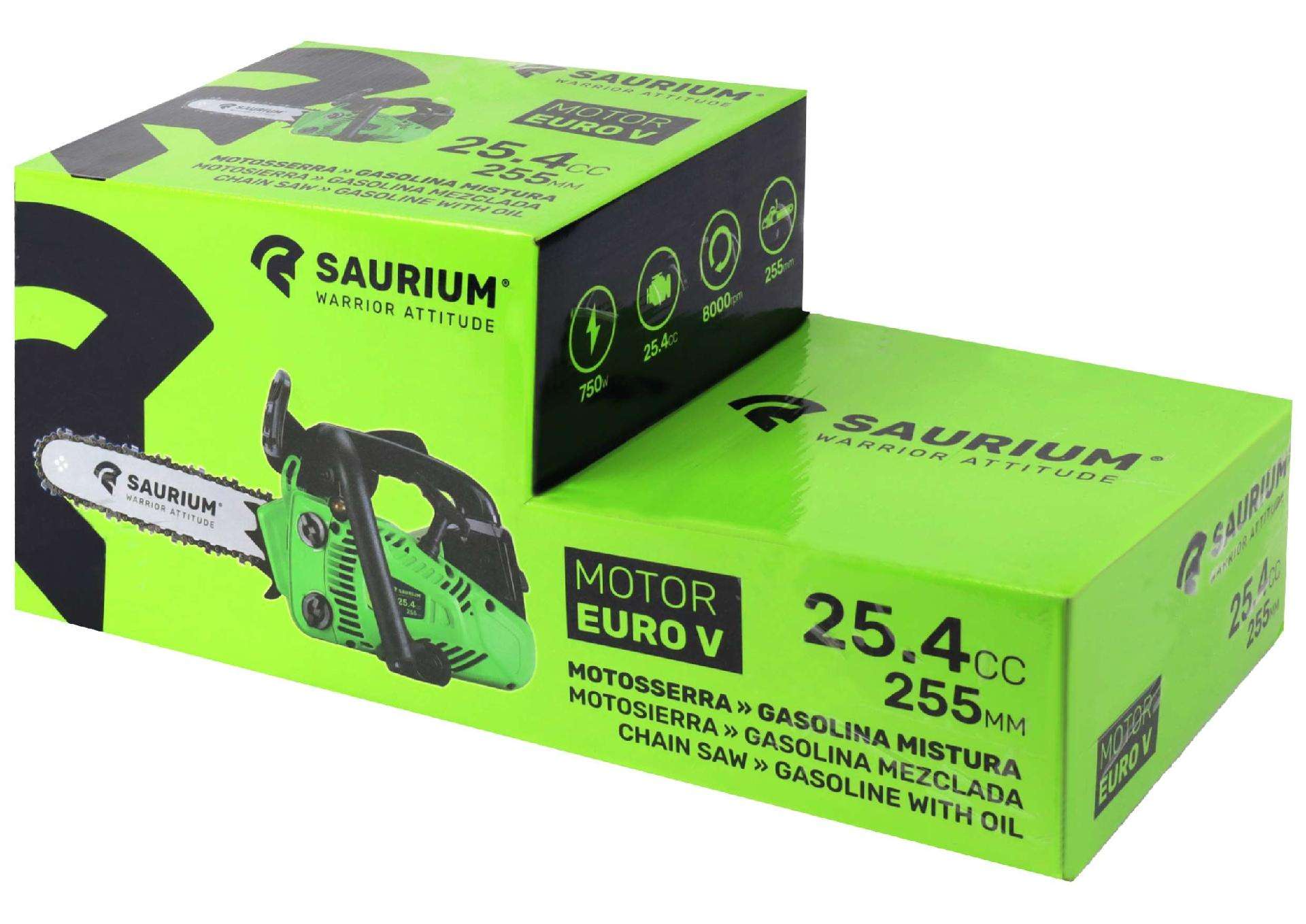 Motosserra, 25.4CC, 255mm refª 48554 SAURIUM