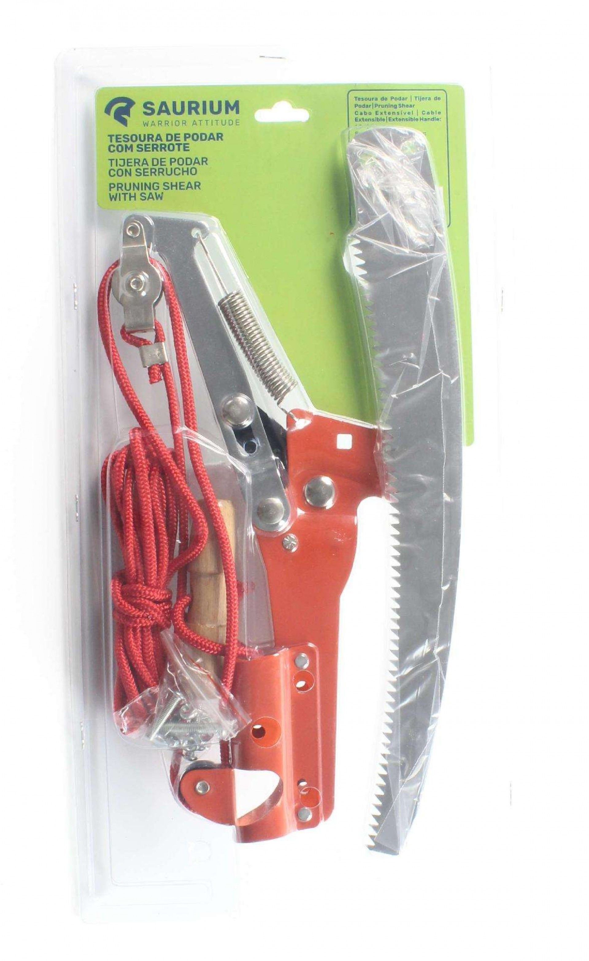 Tesoura de Podar com Serrote c/cabo extensível refª 48540 SAURIUM