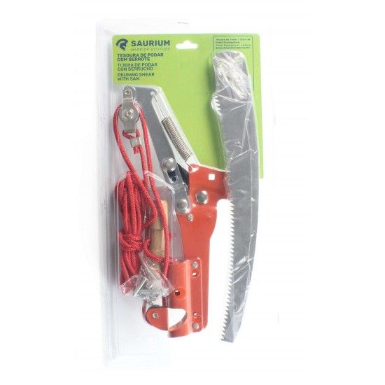 Tesoura de Podar com Serrote c/cabo extensível refª 48540 SAURIUM Tesoura de Podar com Serrote c/cabo extensível refª 48540 SAURIUM