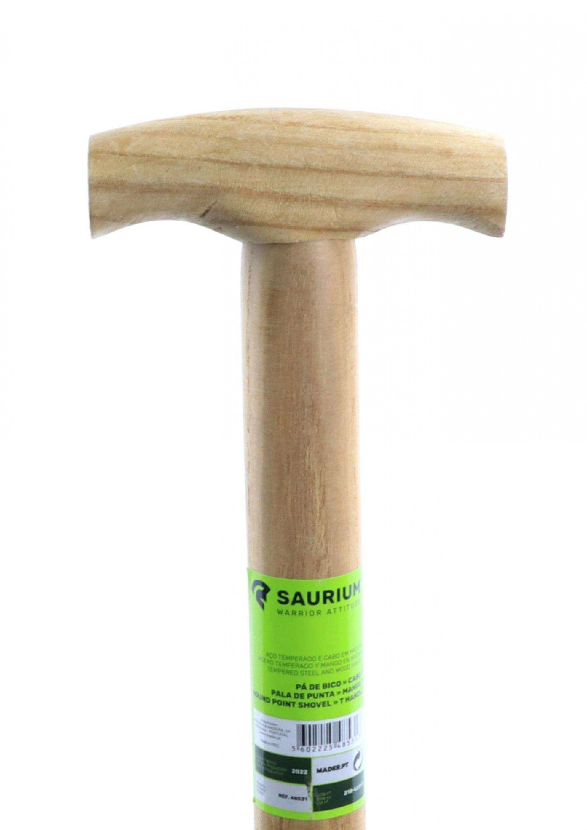 Pá de Bico, Aço Temperado, Cabo de Madeira T refª 48531 SAURIUM