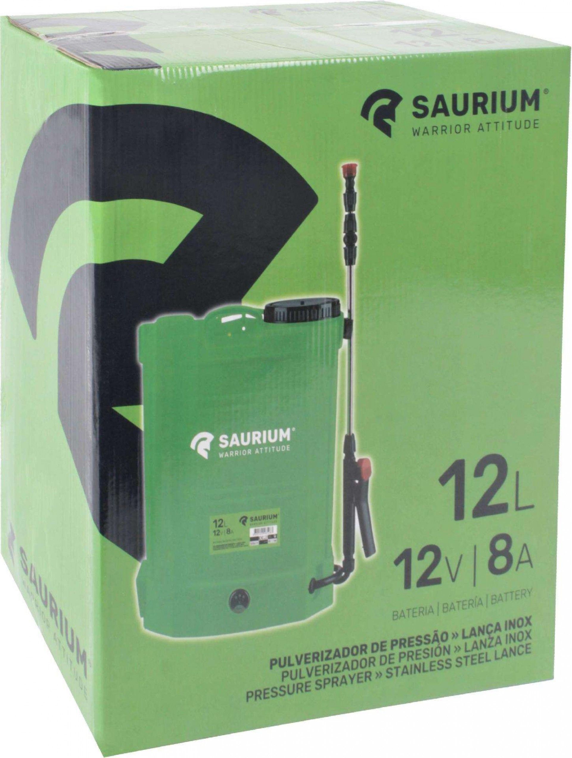 Pulverizador, Bateria, 12L refª 48528 SAURIUM