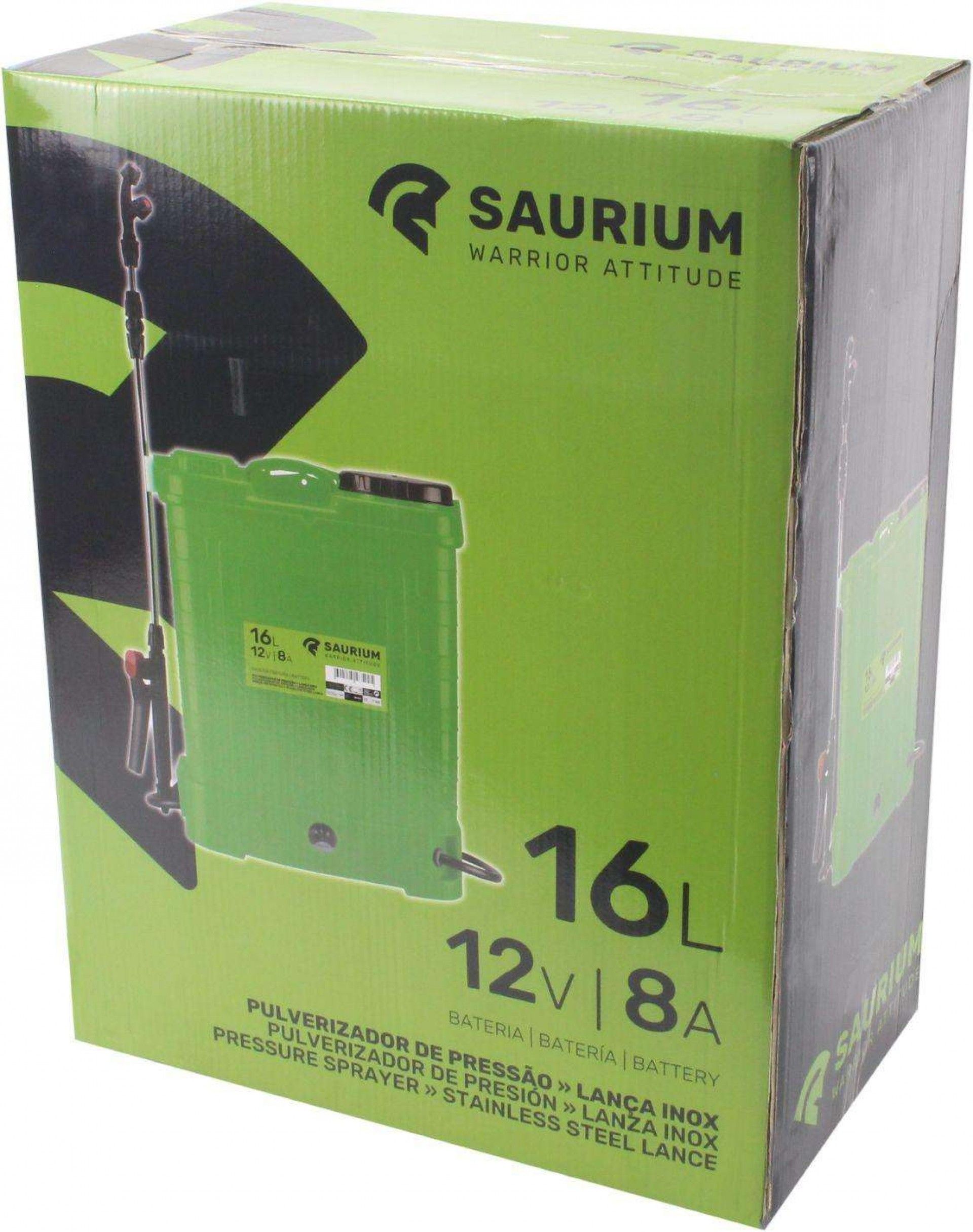 Pulverizador de Pressão a Bateria, 16L refª 48522 SAURIUM