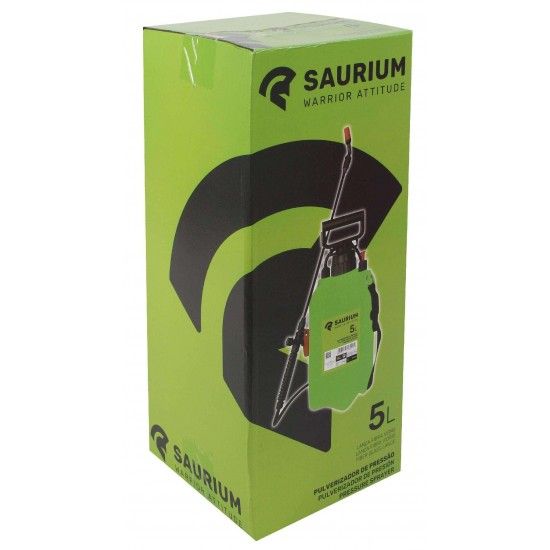 Pulverizador de Pressão, Lança Fibra Vidro, 5L  refª 48520 SAURIUM Pulverizador de Pressão, Lança Fibra Vidro, 5L  refª 48520 SAURIUM