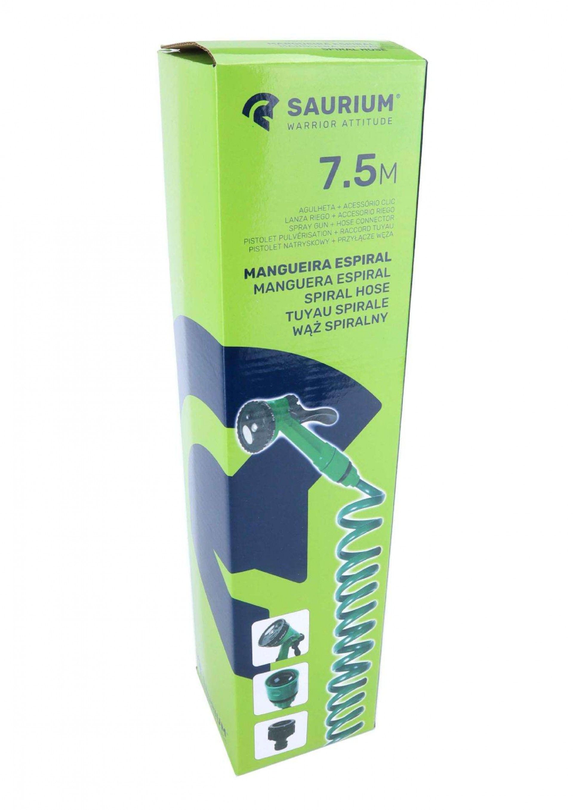 Mangueira de Jardim, 7.5m, em Espiral refª 48516 SAURIUM