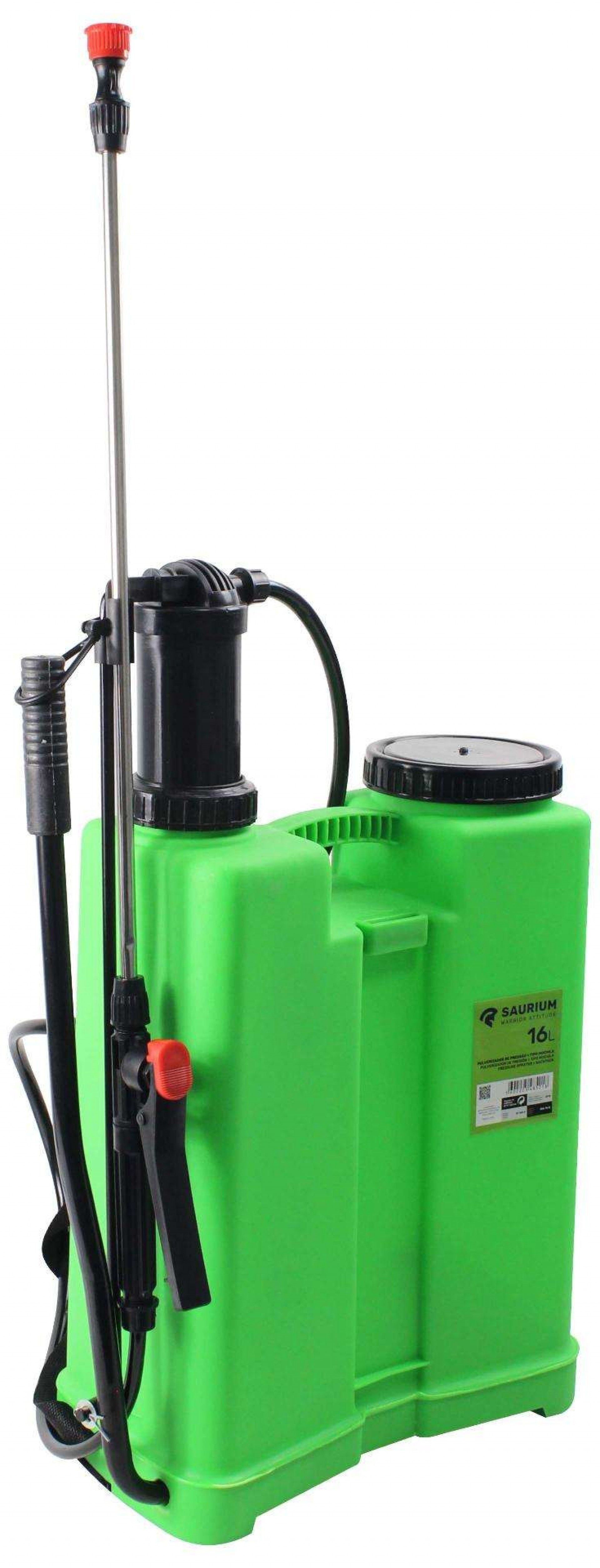 Pulverizador de Pressão, 16L, Lança Inox refª 48521 SAURIUM
