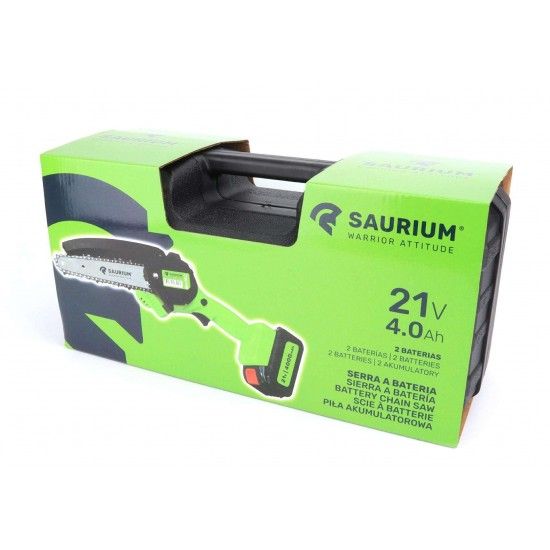 Serra a Bateria, 21V, 4.0Ah, 6 refª 48504 SAURIUM Serra a Bateria, 21V, 4.0Ah, 6 refª 48504 SAURIUM