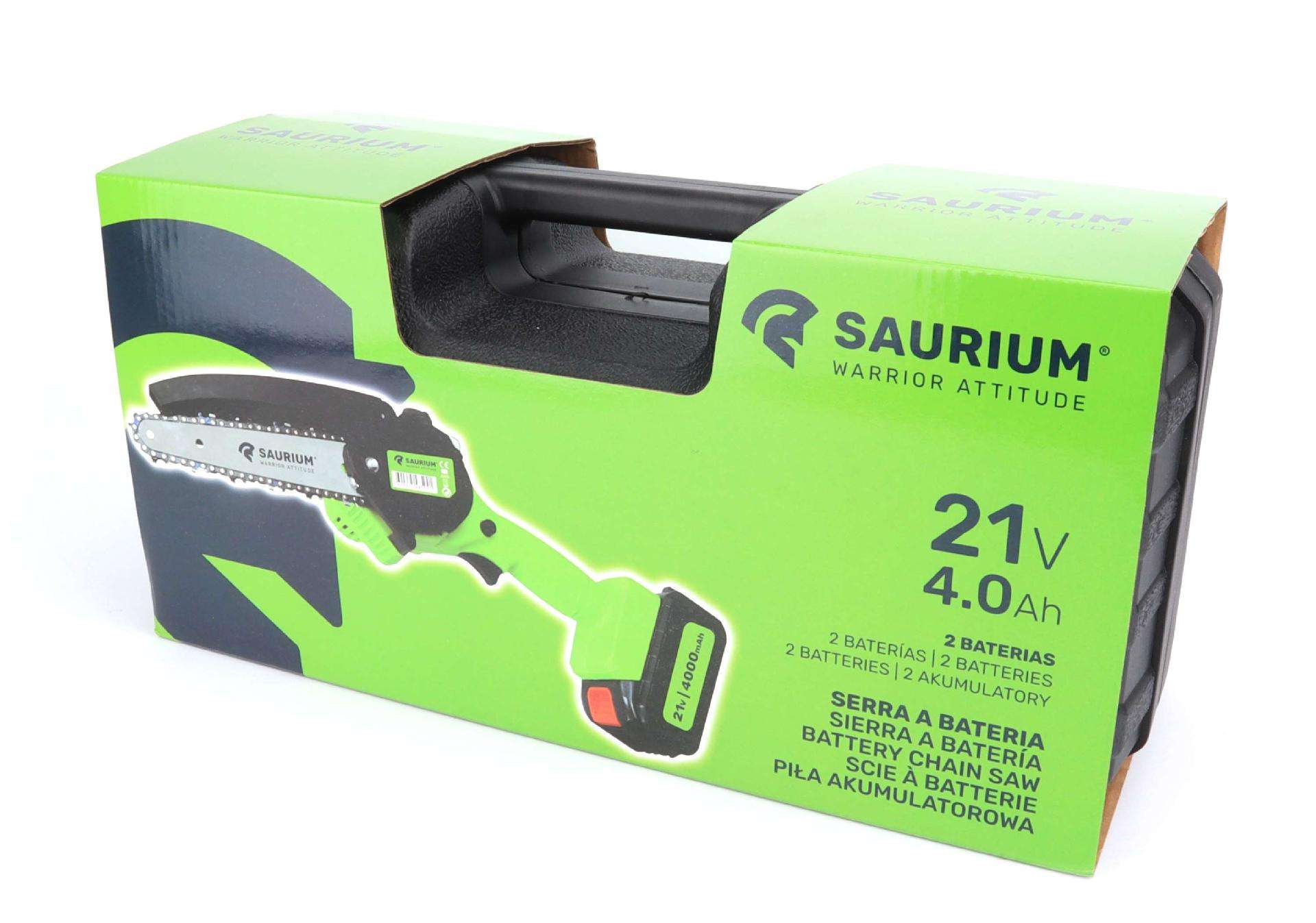 Serra a Bateria, 21V, 4.0Ah, 6 refª 48504 SAURIUM