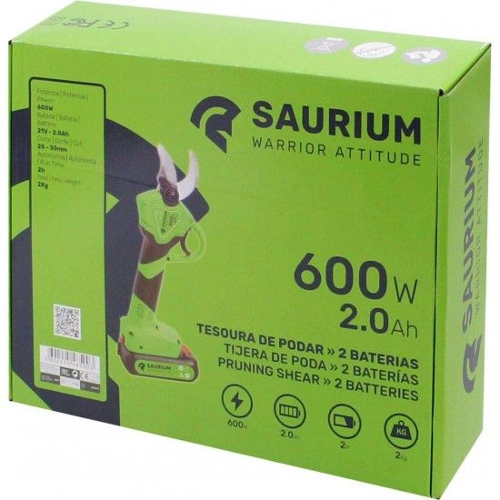 TESOURA DE PODAR 600W COM 2 BATERIAS refª 48500 MADER TESOURA DE PODAR 600W COM 2 BATERIAS refª 48500 MADER