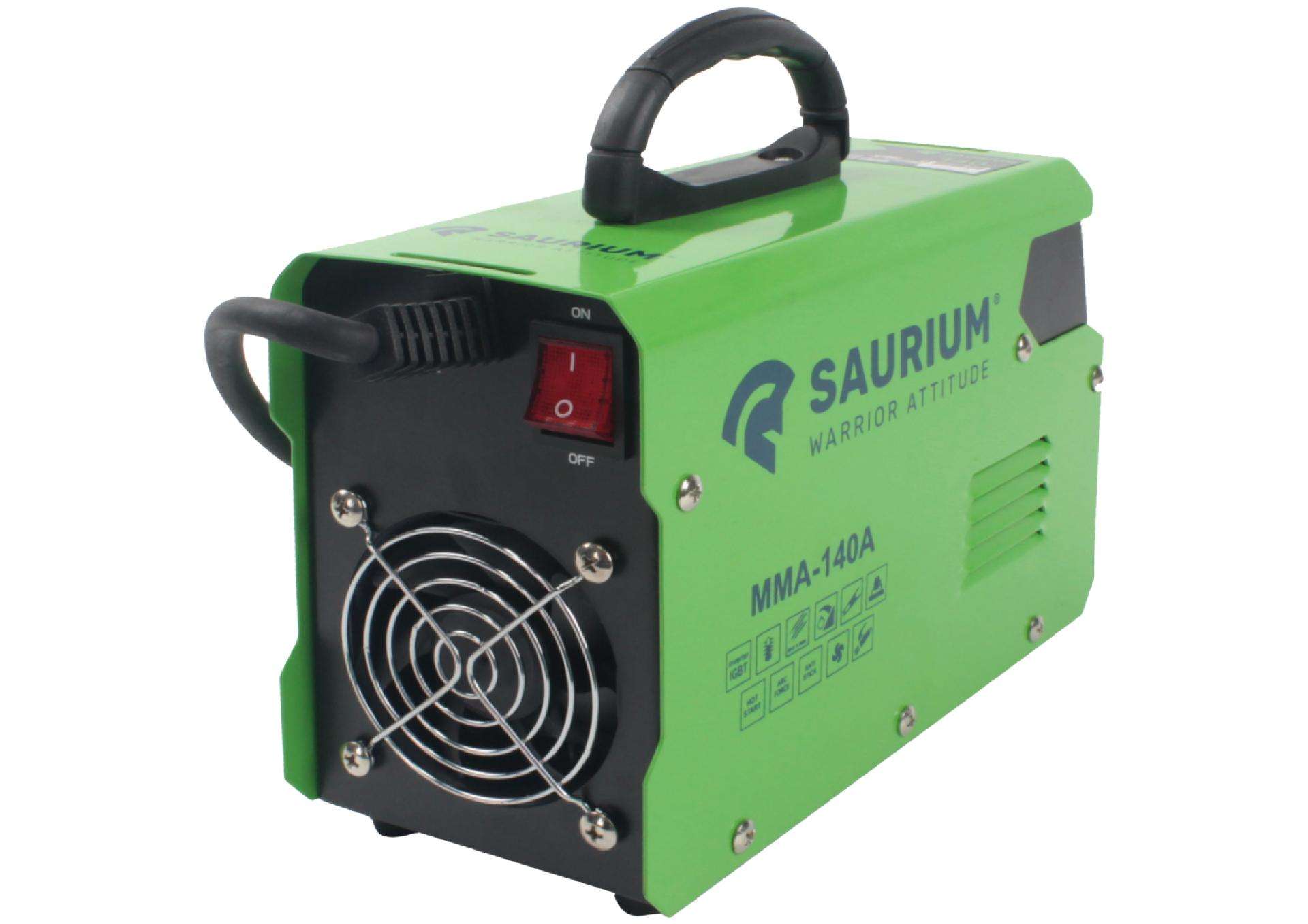 Soldador Inverter, 140A refª 48481 SAURIUM