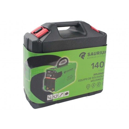 Soldador Inverter, 140A  ref 48481 SAURIUM