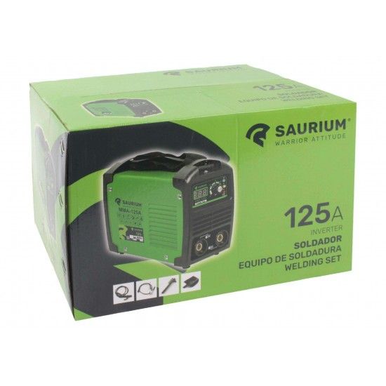 Soldador Inverter, 125A  ref 48480 SAURIUM