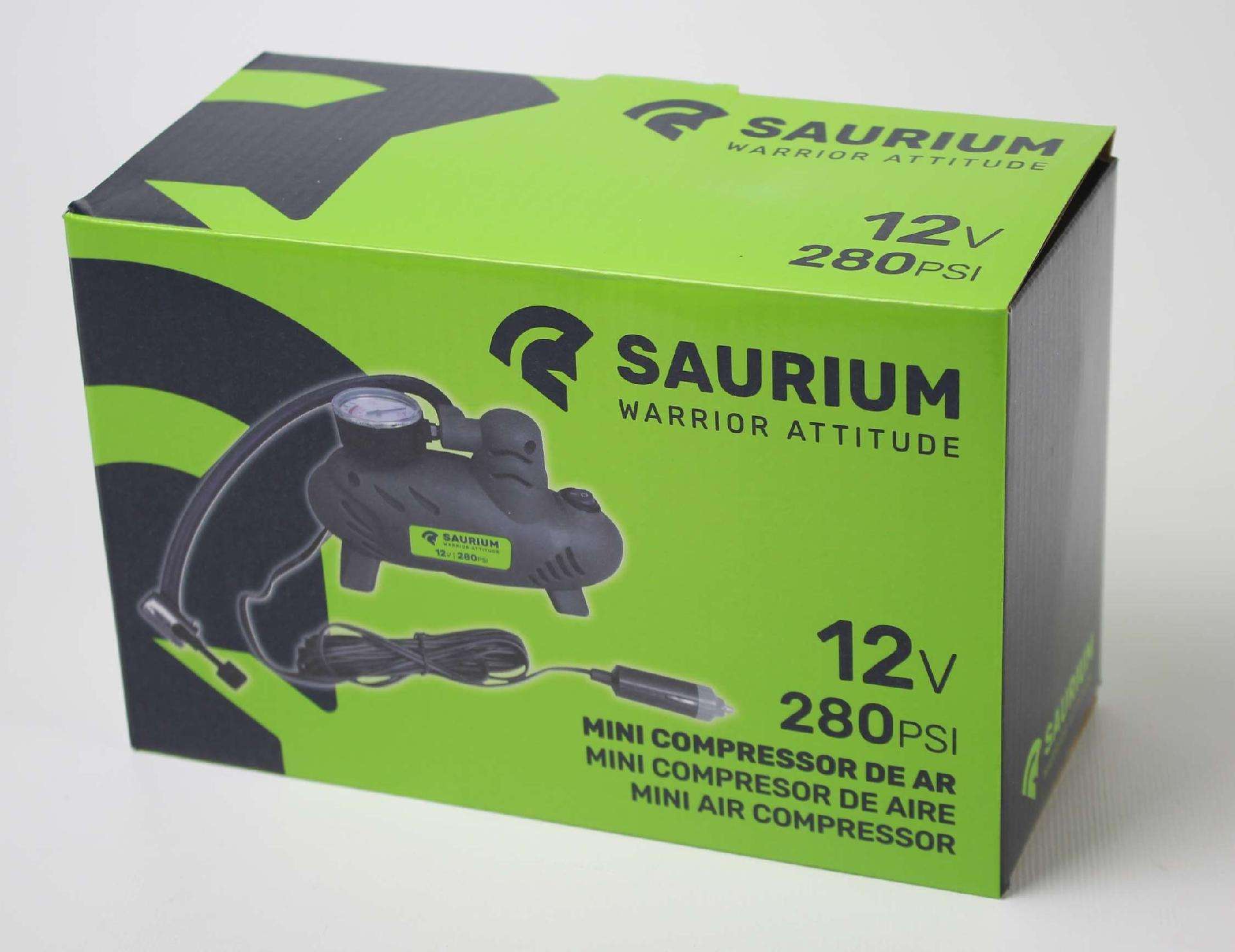 Mini Compressor de Ar, 280PSI, 12V refª 48469 MADER