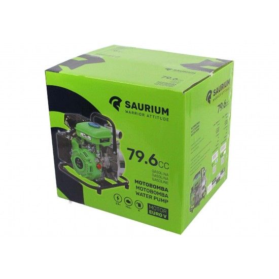 Motobomba, 79.6CC, 1.5"  ref 48437 SAURIUM