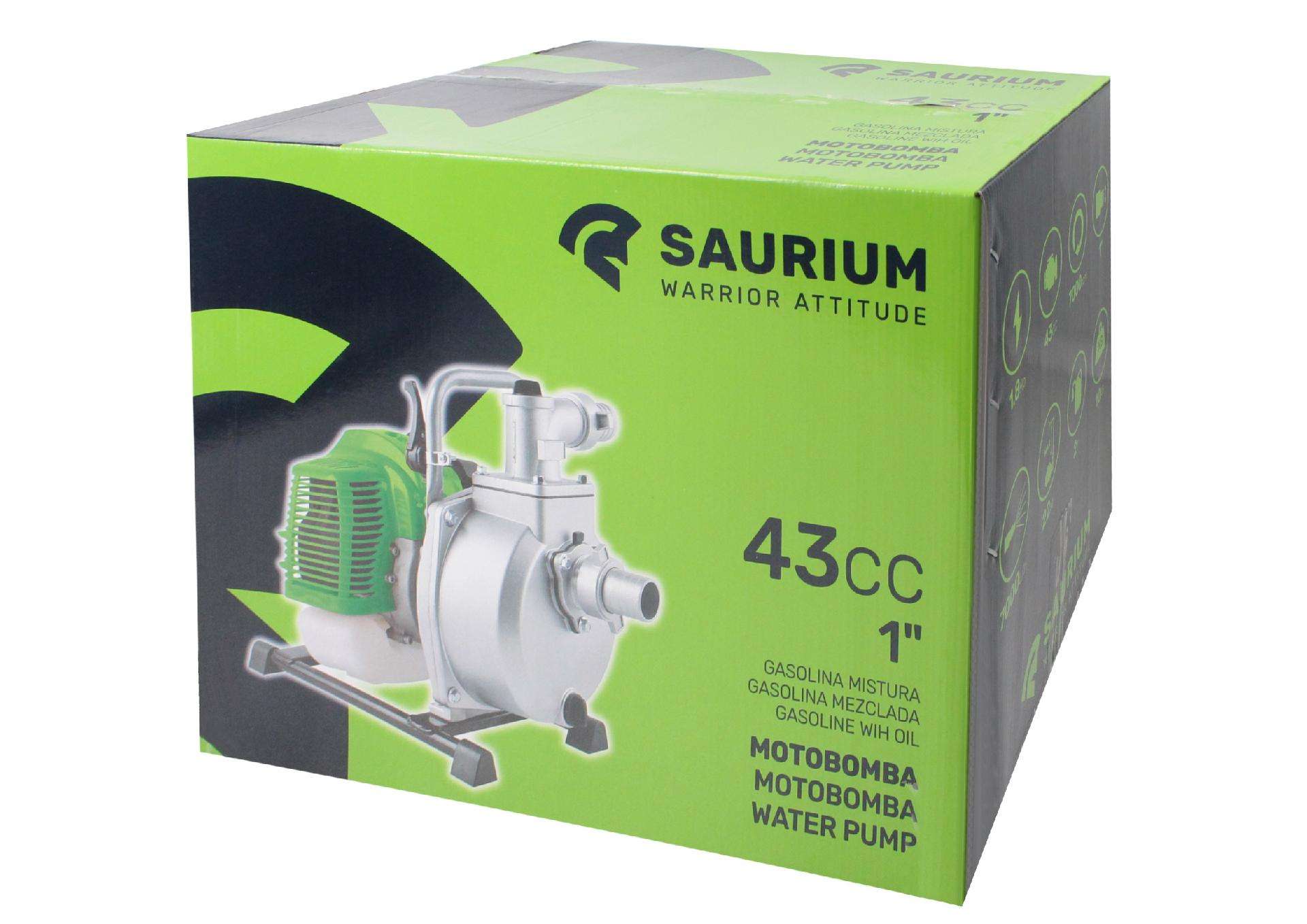 Motobomba 43CC 1" refª 48438 SAURIUM