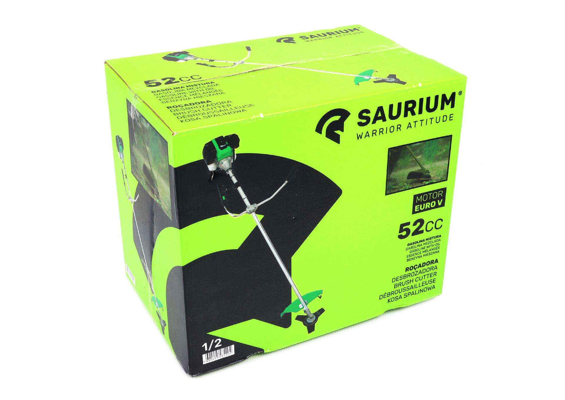 Roçadora, 52cc 28mm 1.5Kw refª 48420 SAURIUM