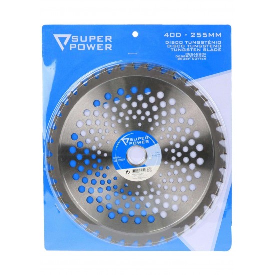 Disco Tungst�nio, 255mm, para Ro�adora  ref� 48280 SUPER POWER