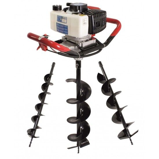 Abre Buracos com 3 Brocas, 51.2CC, 2.3Kw  ref 48246 SUPER POWER