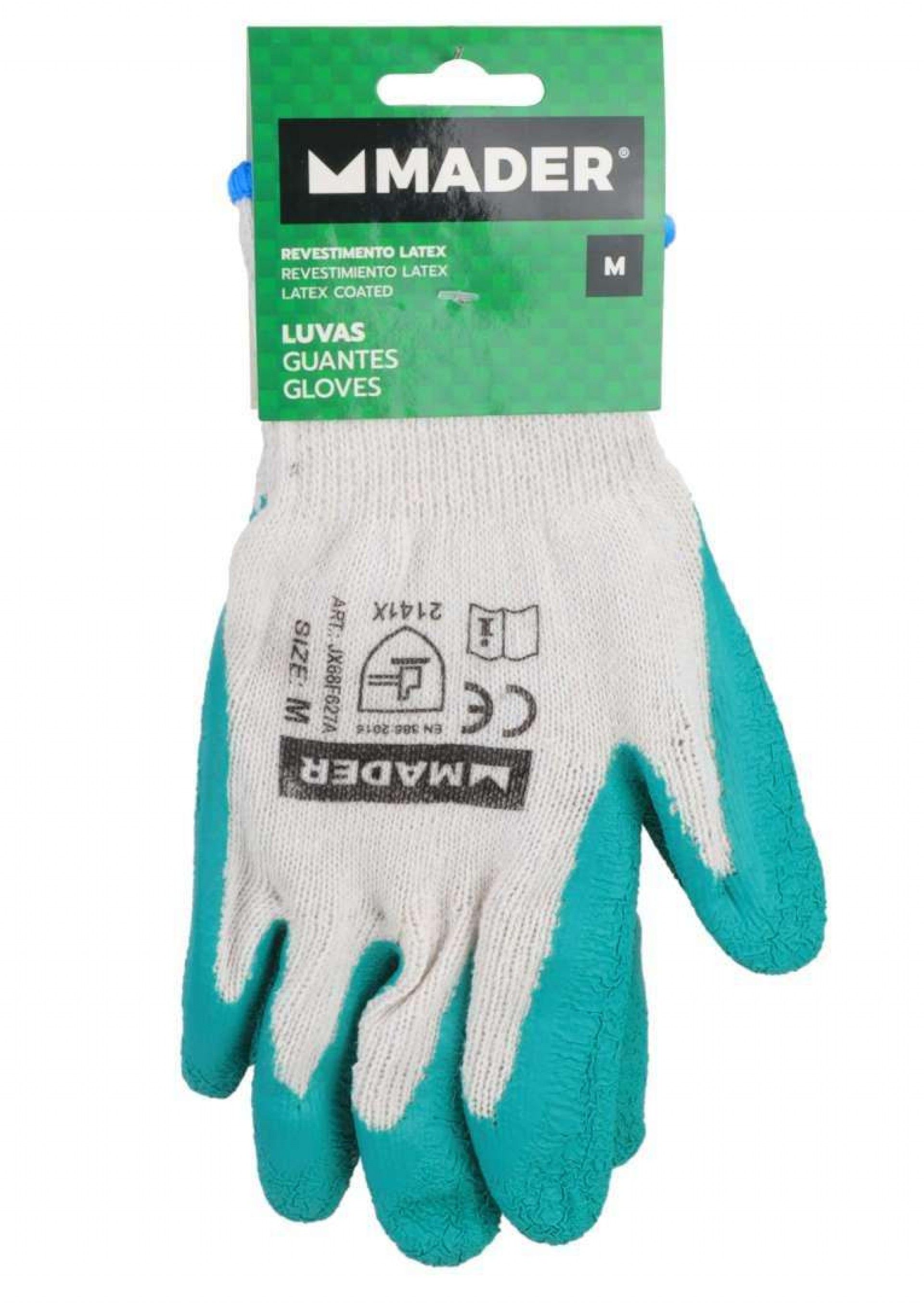 Luvas Proteção, Revestimento Latex, M refª 48234 MADER