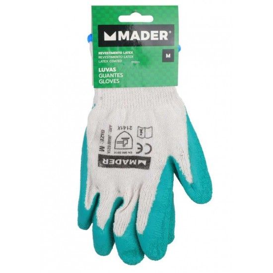 Luvas Proteção, Revestimento Latex, M refª 48234 MADER Luvas Proteção, Revestimento Latex, M refª 48234 MADER