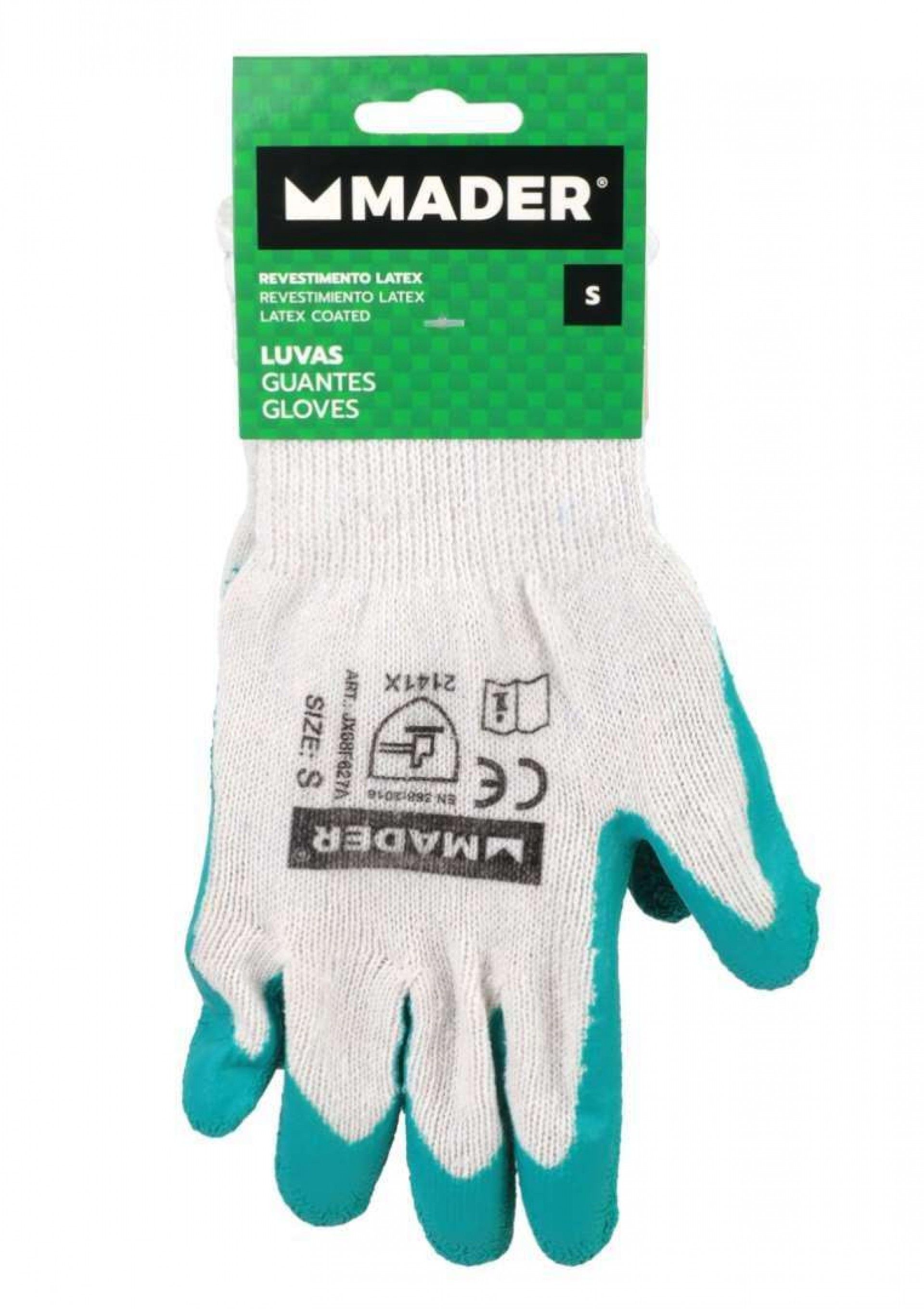 Luvas Proteção, Revestimento Latex, S refª 48233 MADER