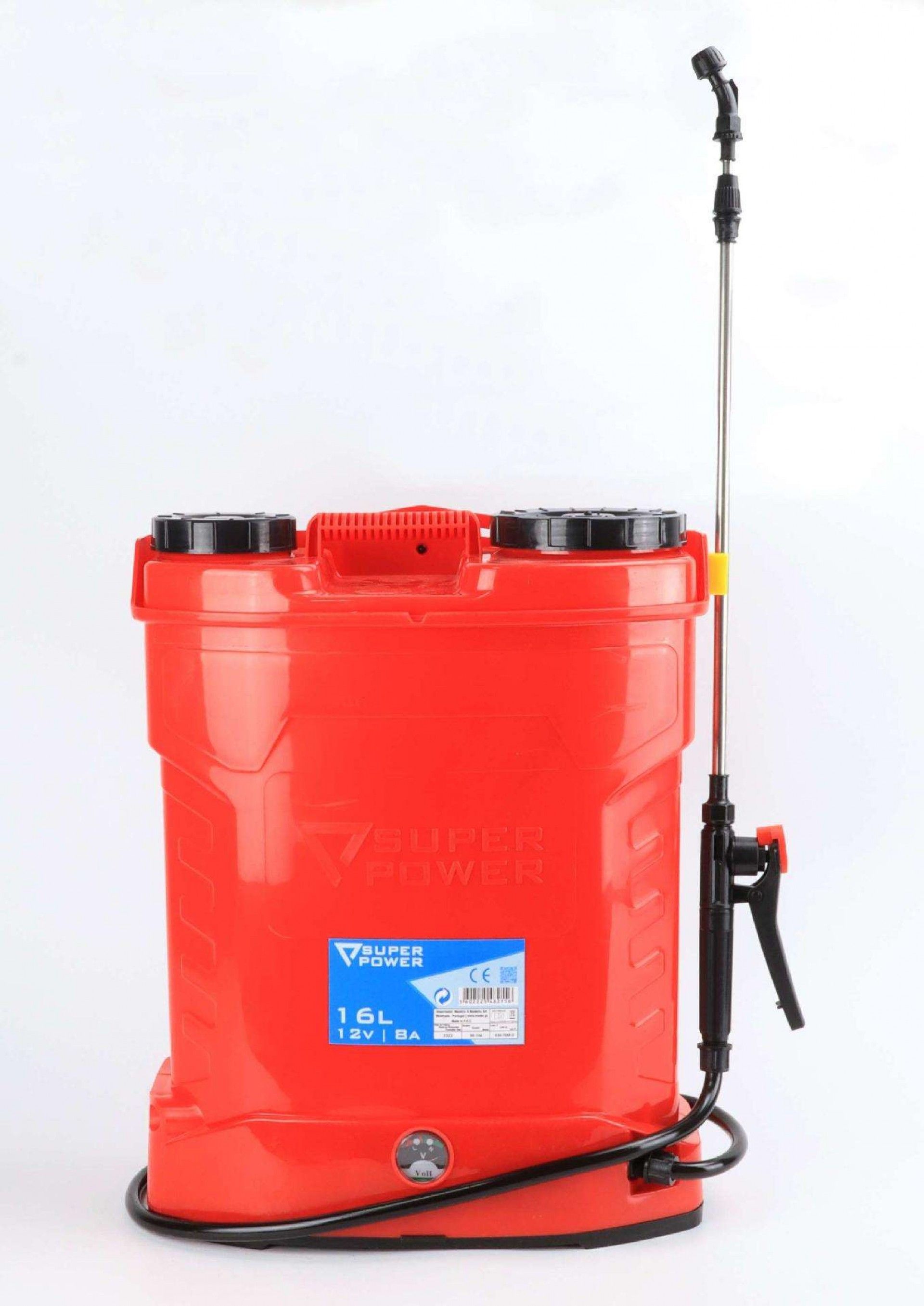 Pulverizador, Bateria, 16L, Mochila refª 48215 SUPER POWER