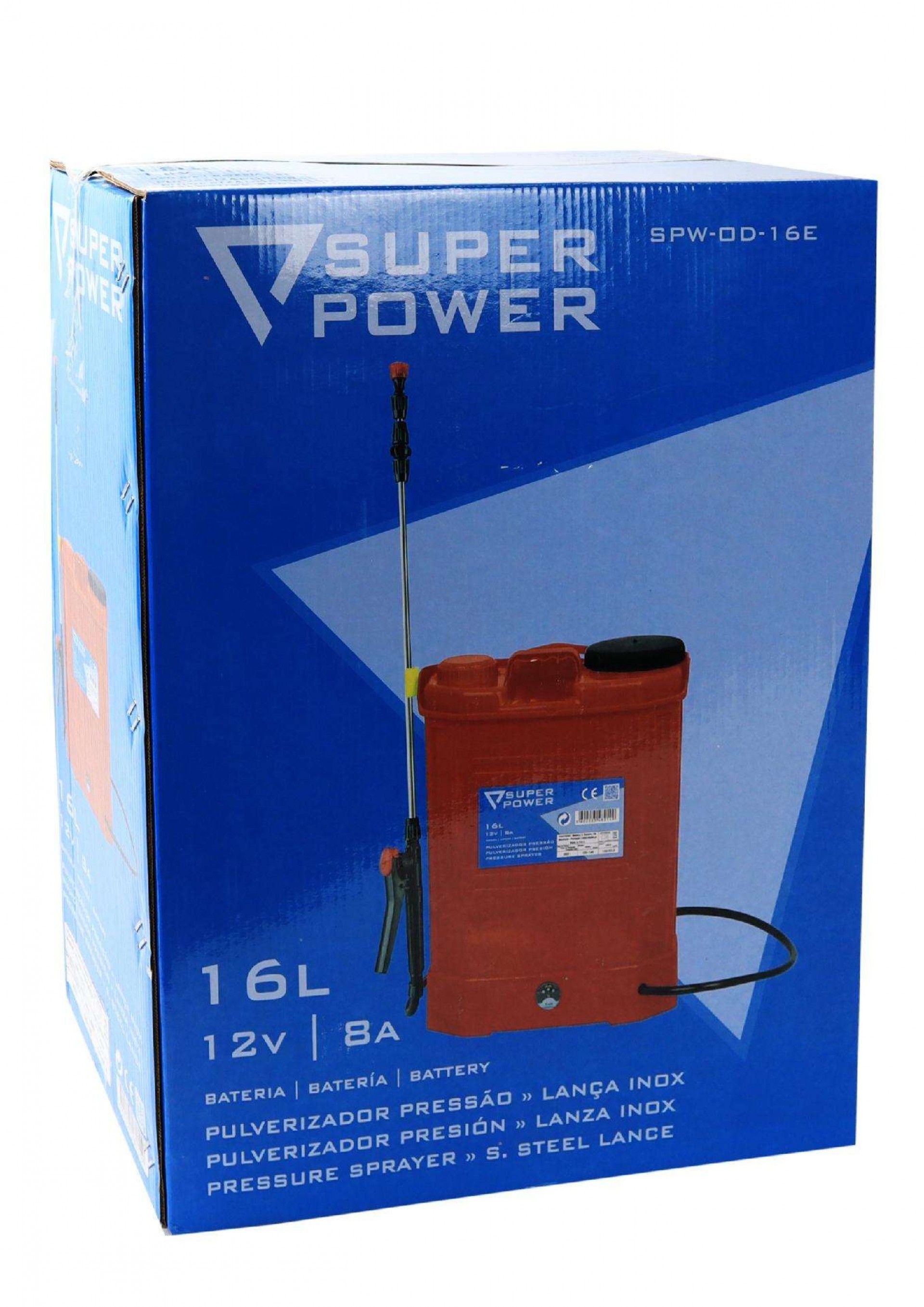 Pulverizador, Bateria, 16L refª 48214 SUPER POWER