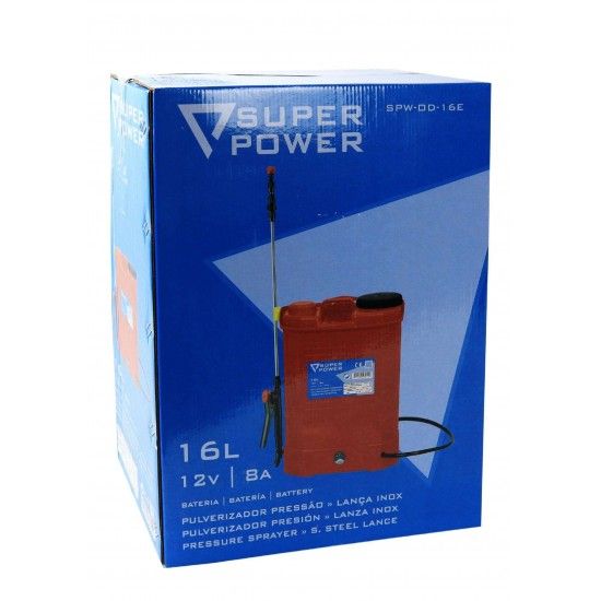 Pulverizador, Bateria, 16L  ref� 48214 SUPER POWER