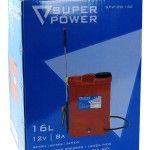 Pulverizador, Bateria, 16L  ref 48214 SUPER POWER