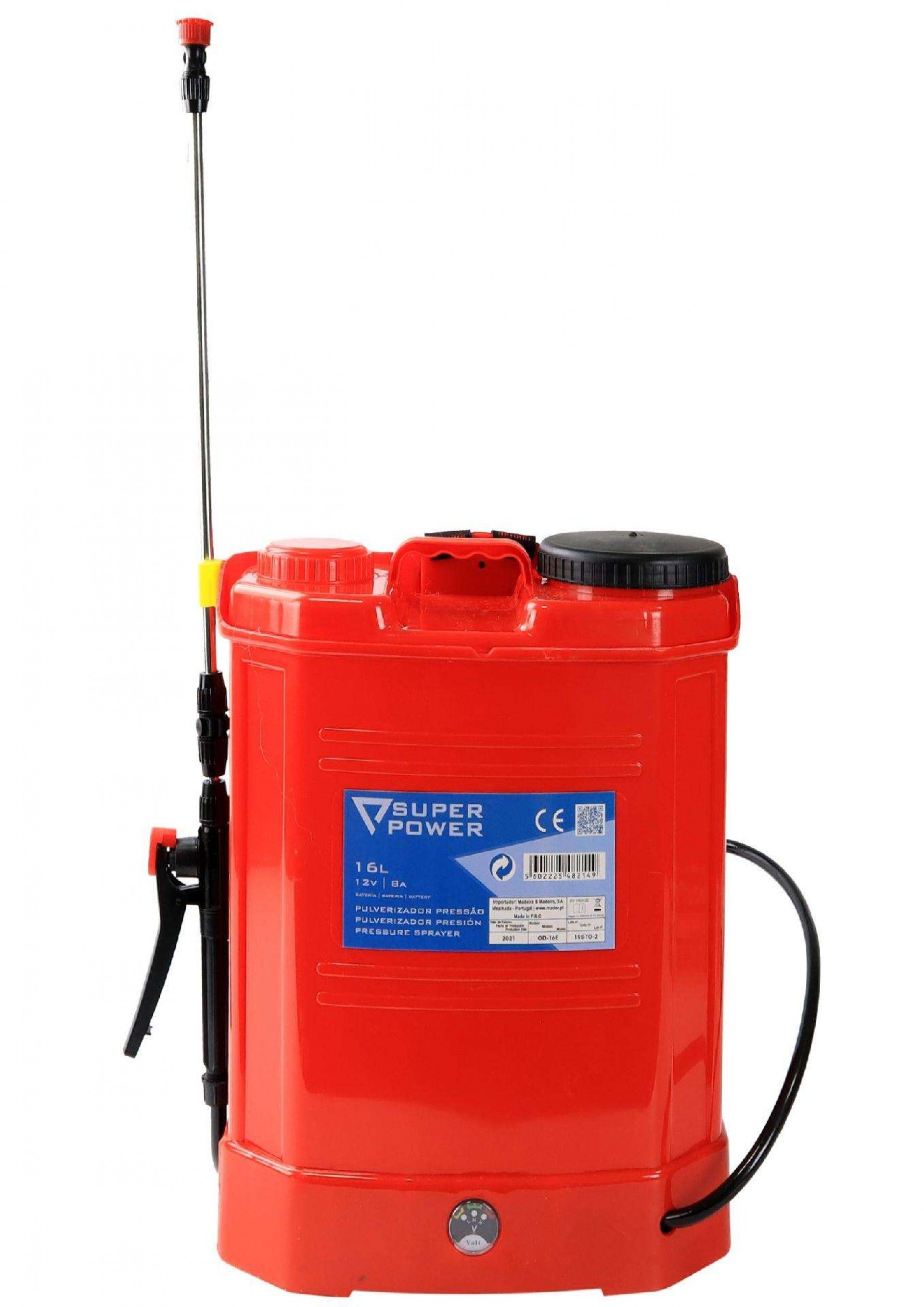 Pulverizador, Bateria, 16L refª 48214 SUPER POWER