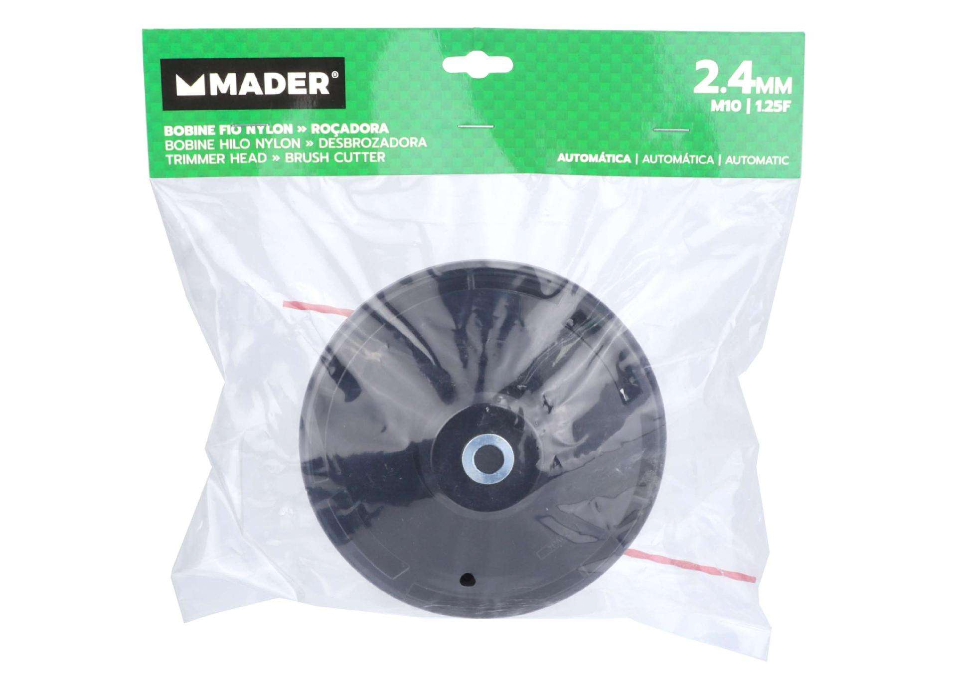 Bobine para Roçadora, Automática, 2 Furos, M10 refª 48085 MADER