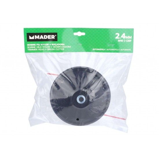 Bobine para Roçadora, Automática, 2 Furos, M10 refª 48085 MADER Bobine para Roçadora, Automática, 2 Furos, M10 refª 48085 MADER