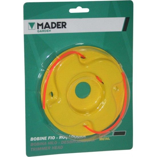 Bobine para Roçadora, Metal, 4 Furos, 3mm refª 48062 MADER Bobine para Roçadora, Metal, 4 Furos, 3mm refª 48062 MADER