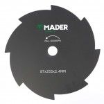 Disco para Roadora, 8D, 255mm ref 48053 MADER